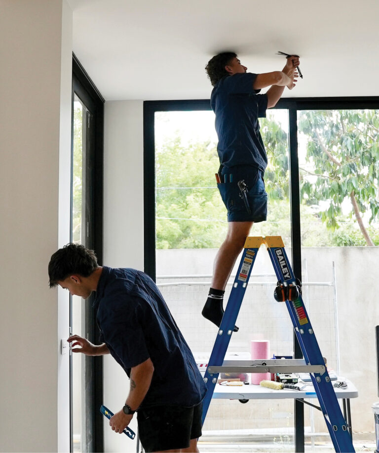 Carlin Co Electrical team at work