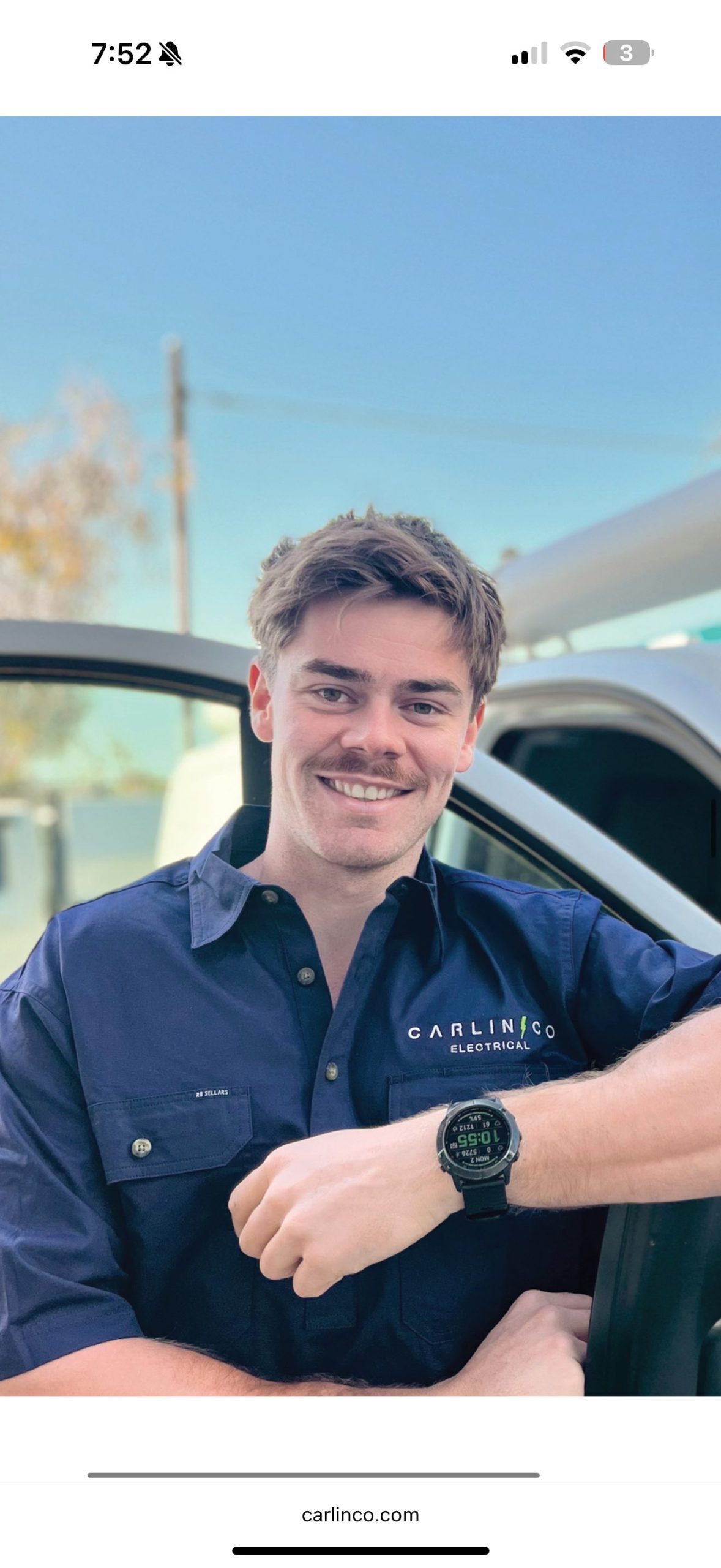 Hamish Carlin, founder of Carlin Co Electrical