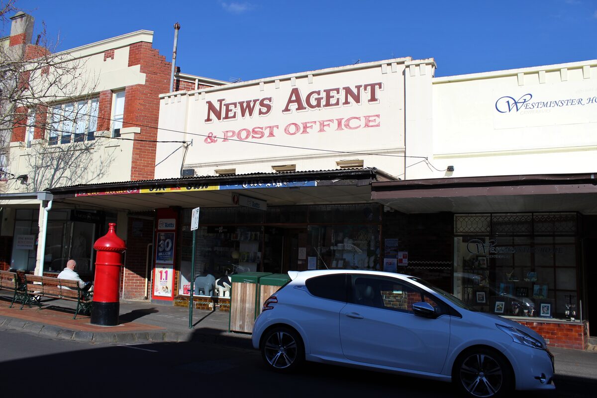Canterbury Post Office on Maling Road, one of Melbourne's most charming village shopping strips