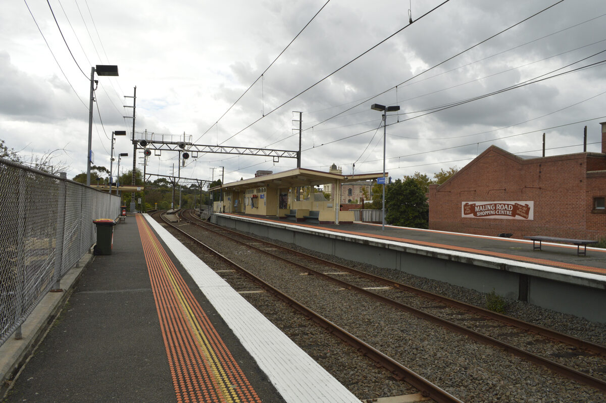 Canterbury Railway Station on the Belgrave and Lilydale line, Melbourne